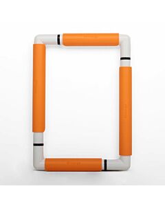 Stevig en lichtgewicht Nurge Clip (Snap) Frame van 29 x 29 cm in de kleur antraciet.