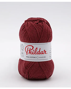 Phildar Phil Coton 3 katoen kl.aubergine