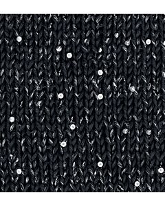 Phildar Paillettes glitterdraad, kl.67 noir