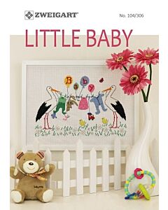 Borduurboek little baby kruissteek no.306 van zweigart