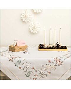 Borduurpakket tafelkleedje unicorn voorbedrukt spansteek van Rico  31227.52.21