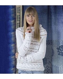 Phildar damestrui met kabels breien breipakket