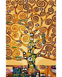 Orchidea borduurstramien levensboom van Gustav Klimt 3151R voorbedrukt excl. garen