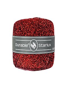 Durable Starlux kleur 317 (deep red/doker rood) glittergaren