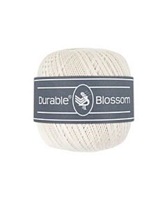 Durable Blossom kl.326 ivory haakkattoen