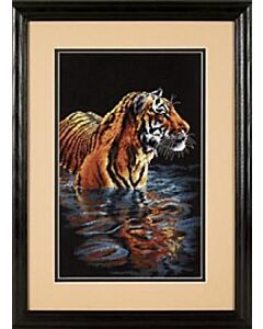 Dimensions borduurpakket Tijger en spiegelbeeld borduren 35222