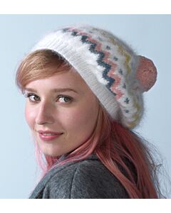 Phildar breipakket damesmuts met pompom