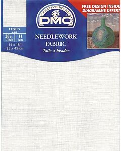 Linnen 28ct borduurstof dmc kleur 3865 