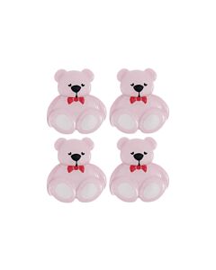 Rico design knoop roze teddybeer