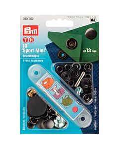 Prym vernietbare drukknopen Anorak sport mini - 13 mm brons 10 stuks