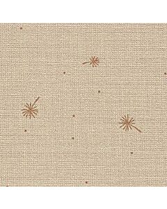 Murano borduurstof 32counts/12.6 draden per cm kl.2429 beige met paardenbloem afm. 48x68cm.