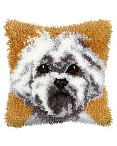 Knooppakket knoopkussen hond van orchidea 4089