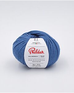 Phildar Phil Merinos 6 kl.Navy is een zachte draad van 100% merino wol voor naalden 6.0mm
