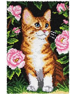 Smyrna Knoopkleed poes in rozenstruik 4177 om te knopen.