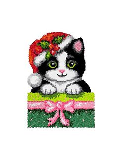 Orchidea smyrna knoopkussenpakket kerstkat 4195 voorbedrukt