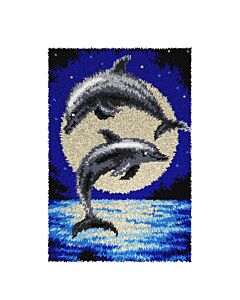 Orchidea smyrnapakket knoopkleed dolfijnen bij maanlicht 4250 voorbedrukt