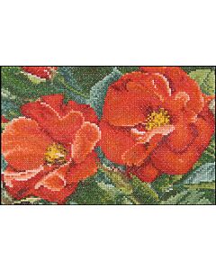 Thea gouverneur Orangeade Rose borduren 427 op aida