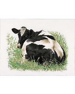 Thea Gouverneur borduurpakket Koe om te borduren 452  