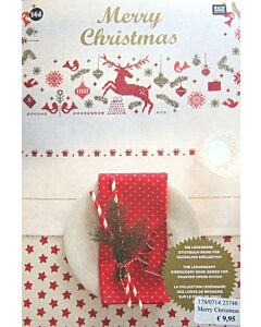 Borduurboek Merry Christmas van Rico Design No.146.