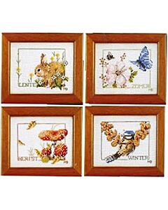 Borduurpakket 4 jaargetijde van Marjolein Bastin Lanarte pn-0007953