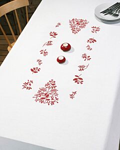 Permin borduurpakket tafelkleed 'takjes' 58-1600R voorbedrukt excl. garen