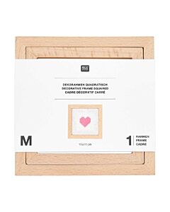 Rico Design decoratief frame vierkant 100211 11x11cm groot.