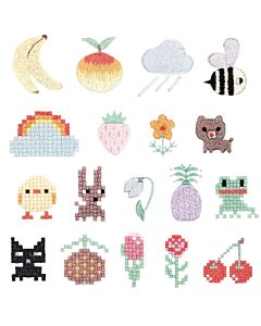 Rico Design plak en stik div figuren vrij borduren