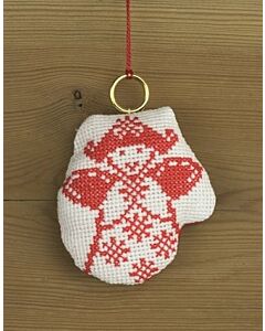 Borduurpakket Kerstboomhangertje poppetje Permin