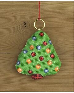 Borduurpakket Kerstboomhangertje kerstboom Permin