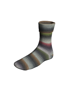 Lang Yarns Super Soxx Silk Color kl.468 WeekdaySoxx 4ply 100gr.