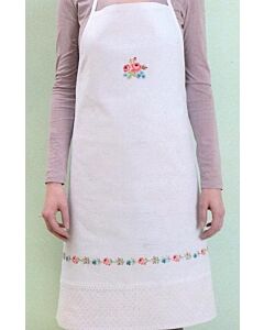 Rico Design keukenschort bloemen borduren 67275.52.00 voorbedrukt