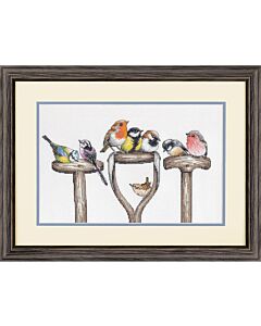 Dimensions borduurpakket 'vogel brigade' 70-35447 telpatroon