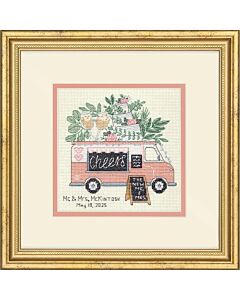 Dimensions borduurpakket 'wedding cheers' 70-65233 telpatroon