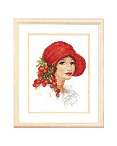 Borduurpakket kruissteek telwerk koningin Astrid Vervaco  