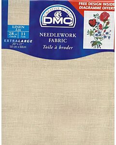 Linnen 28ct borduurstof dmc kleur 739 