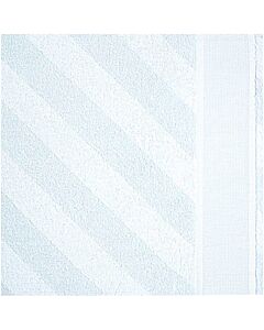 Gastendoek blauwe streep met borduurrand van Rico design 740259.61