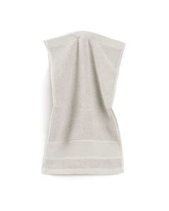 Gastendoek beton grijs met borduurrand van Rico design 740277.61