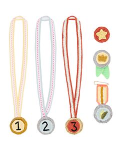 Ricorumi medailles en badges haakset