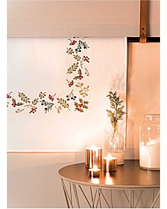 Borduurpakket tafelkleed met telpatroon  kerstgroen Rico design  80080.52.21