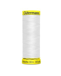 Gütermann Maraflex kleur 000 zwart elastisch naaigaren