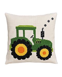 Permin borduurpakket kussen Tractor 83-2438
