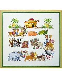 Borduurpakket Happy dream collection Noah's ark van Permin 70-8408