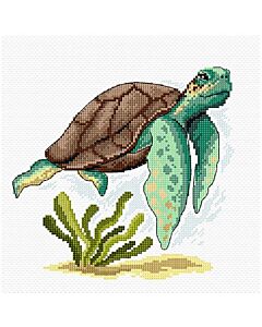 Orchidea borduurpakket schildpad 8903 telpatroon