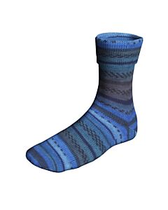 Lang Yarns Super Soxx BerrySoxx kl.473 Color 4ply (blauw mix)