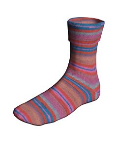 Lang Yarns SuperSoxx Color 4ply DiscoSoxx kl.520 is een 4 draads sokkenwol