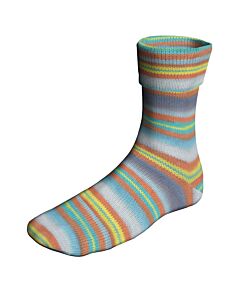 Lang Yarns SuperSoxx Color 4ply DiscoSoxx kl.522 is een 4 draads sokkenwol