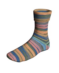 Lang Yarns SuperSoxx Color 4ply FjordSoxx kl.536 is een 4 draads sokkenwol 