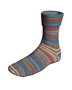 Lang Yarns SuperSoxx Color 4ply FjordSoxx kl.540 is een 4 draads sokkenwol