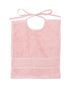 Rico Design roze baby slabbetje 145026 met aida rand.