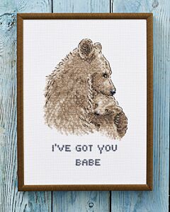 Permin borduurpakket I've got you babe 92-5106 telpatroon